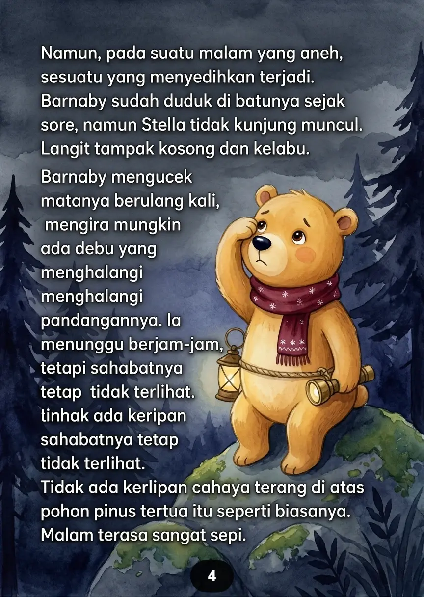 BERUANG MENUNGGU BINTANG PULANG Harapan Hangat di Langit Malam preview 2