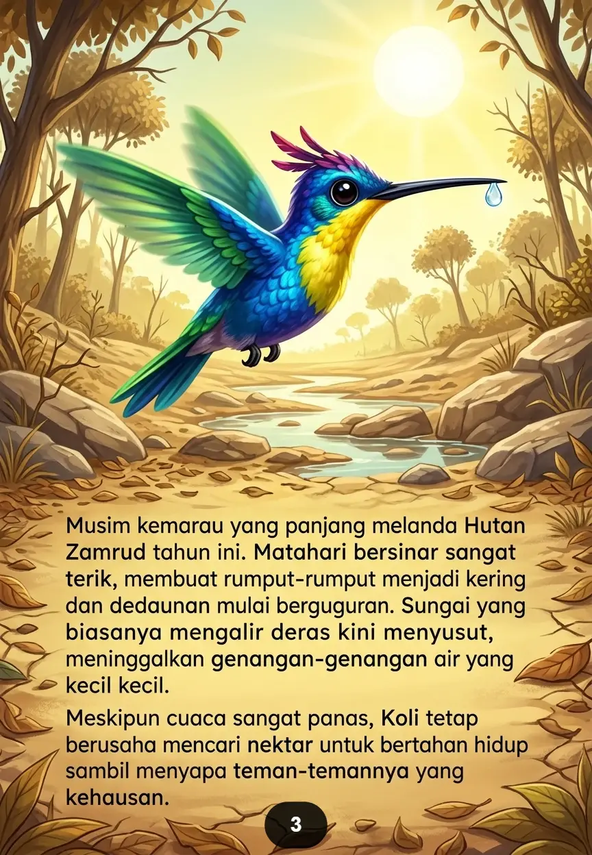 BURUNG KOLIBRI PEMBAWA HARAPAN Setetes Kebaikan yang Mengubah Dunia preview 2