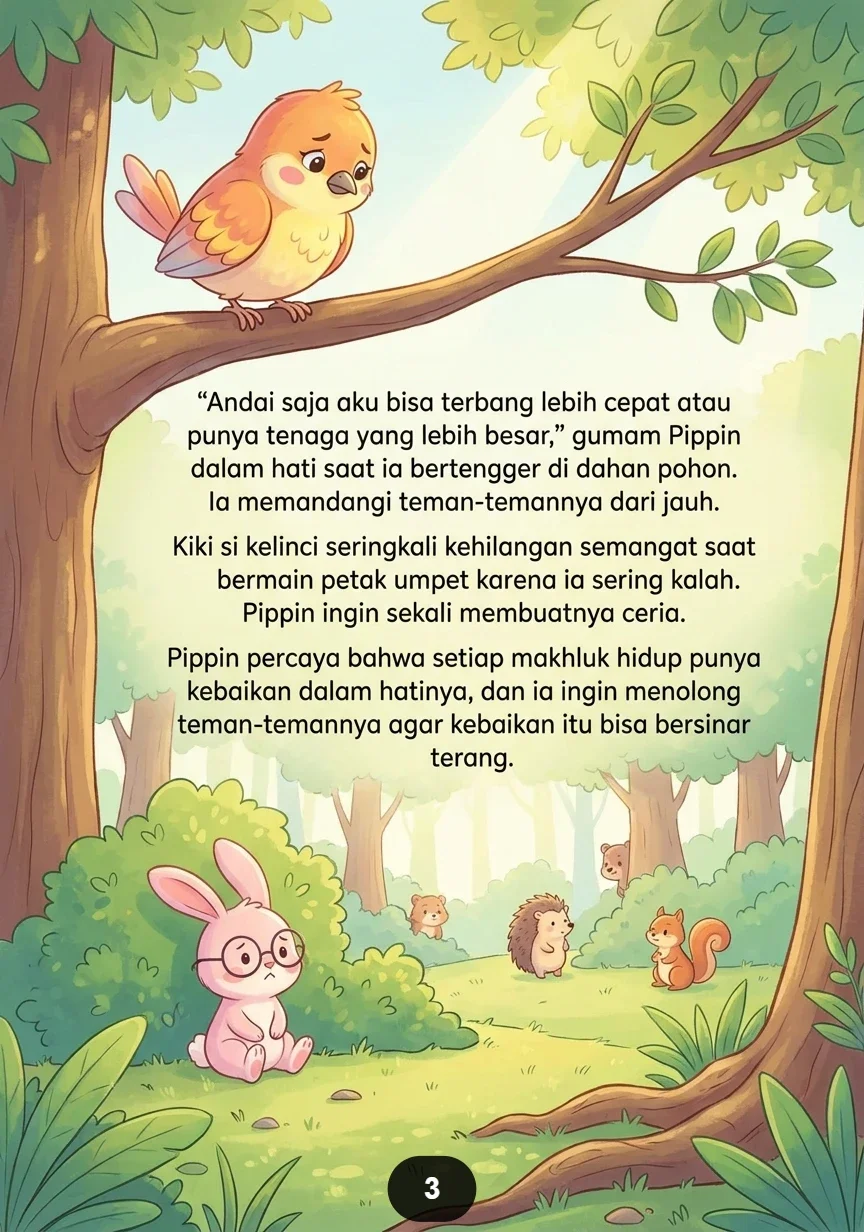 BURUNG PIPIT DAN TOPI AJAIB	Terbang Ceria Membawa Kebaikan preview 3