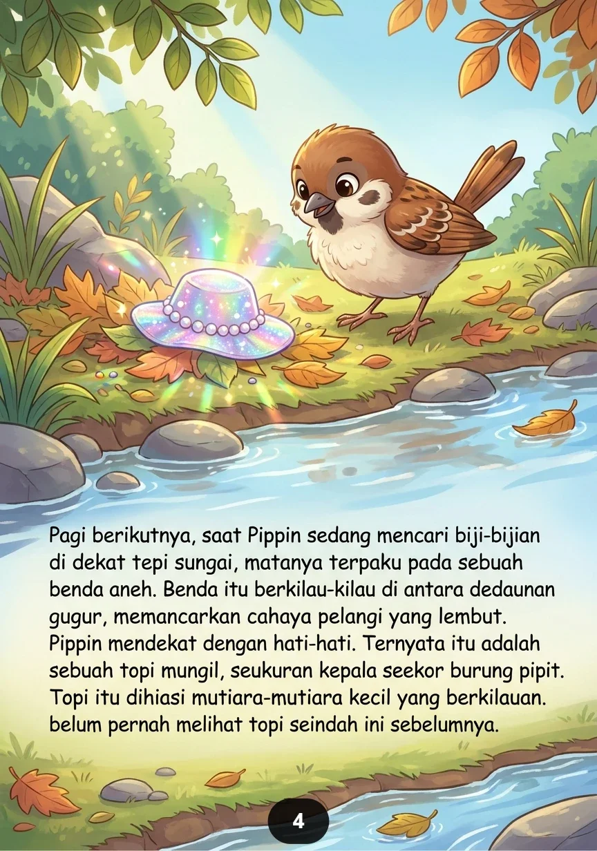 BURUNG PIPIT DAN TOPI AJAIB	Terbang Ceria Membawa Kebaikan preview 4