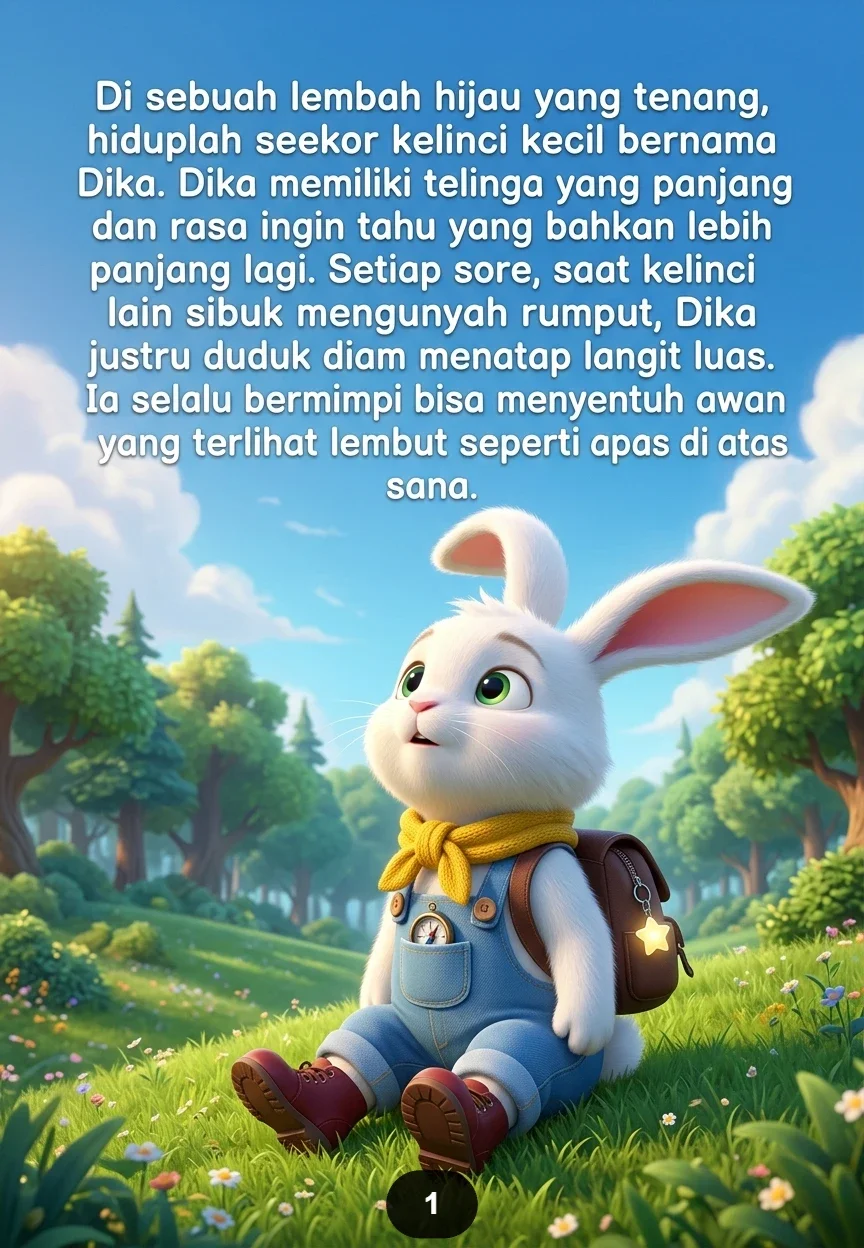 DIKA DAN KERETA AWAN Perjalanan Si Kelinci Menuju Negeri Impian preview 3