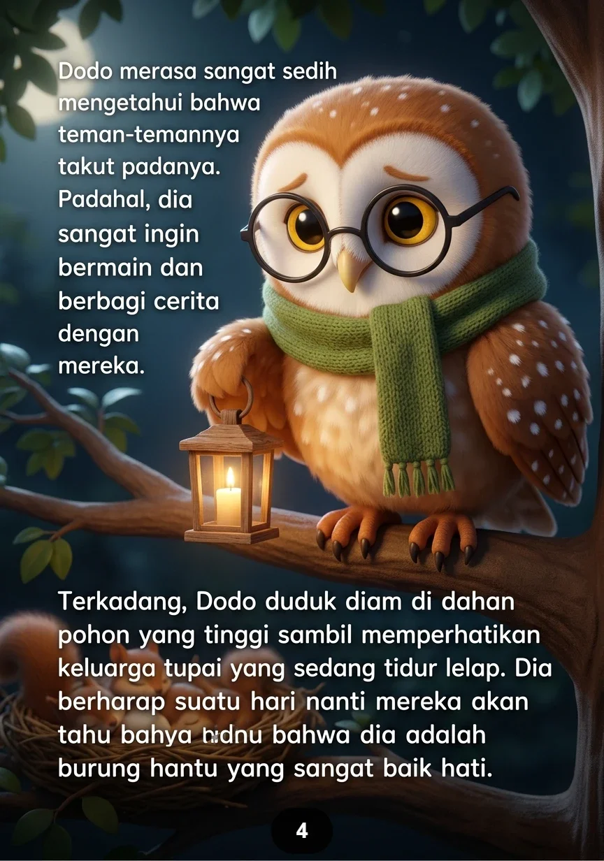 DODO SI BURUNG HANTU BAIK Kisah Teladan dari Sang Burung Hantu preview 3