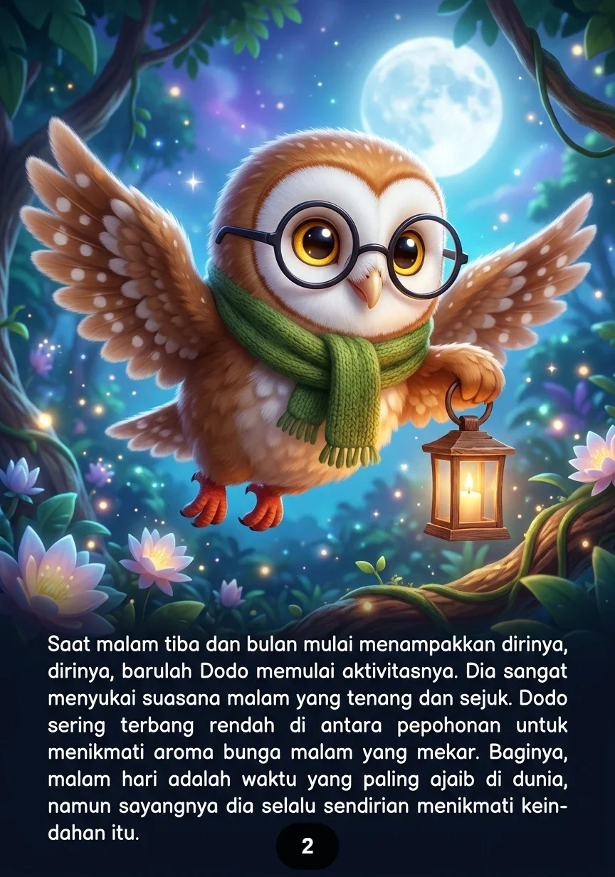DODO SI BURUNG HANTU BAIK Kisah Teladan dari Sang Burung Hantu preview 1