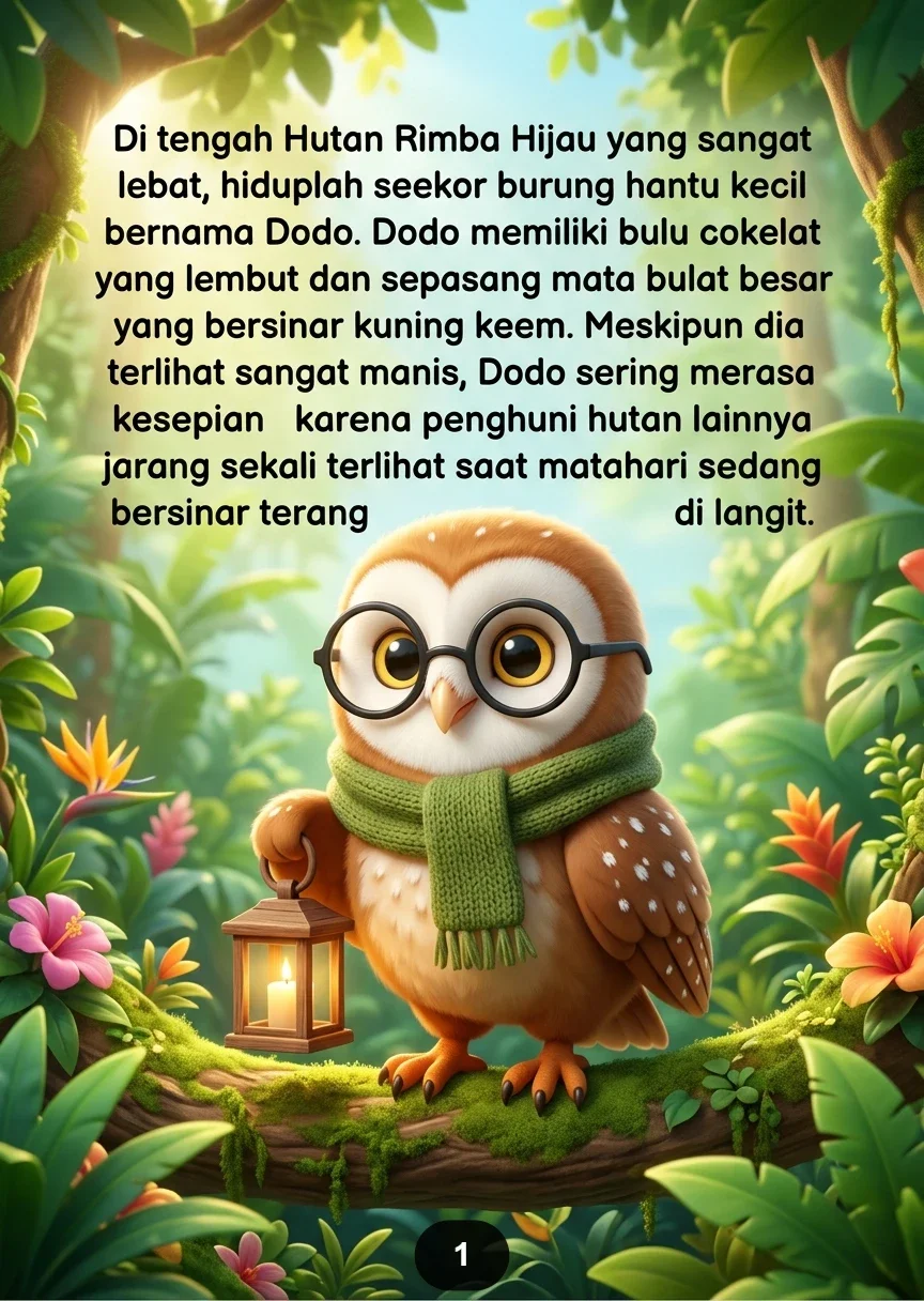 DODO SI BURUNG HANTU BAIK Kisah Teladan dari Sang Burung Hantu preview 4
