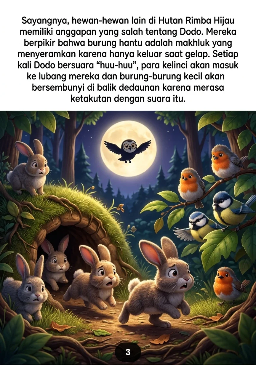 DODO SI BURUNG HANTU BAIK Kisah Teladan dari Sang Burung Hantu preview 2