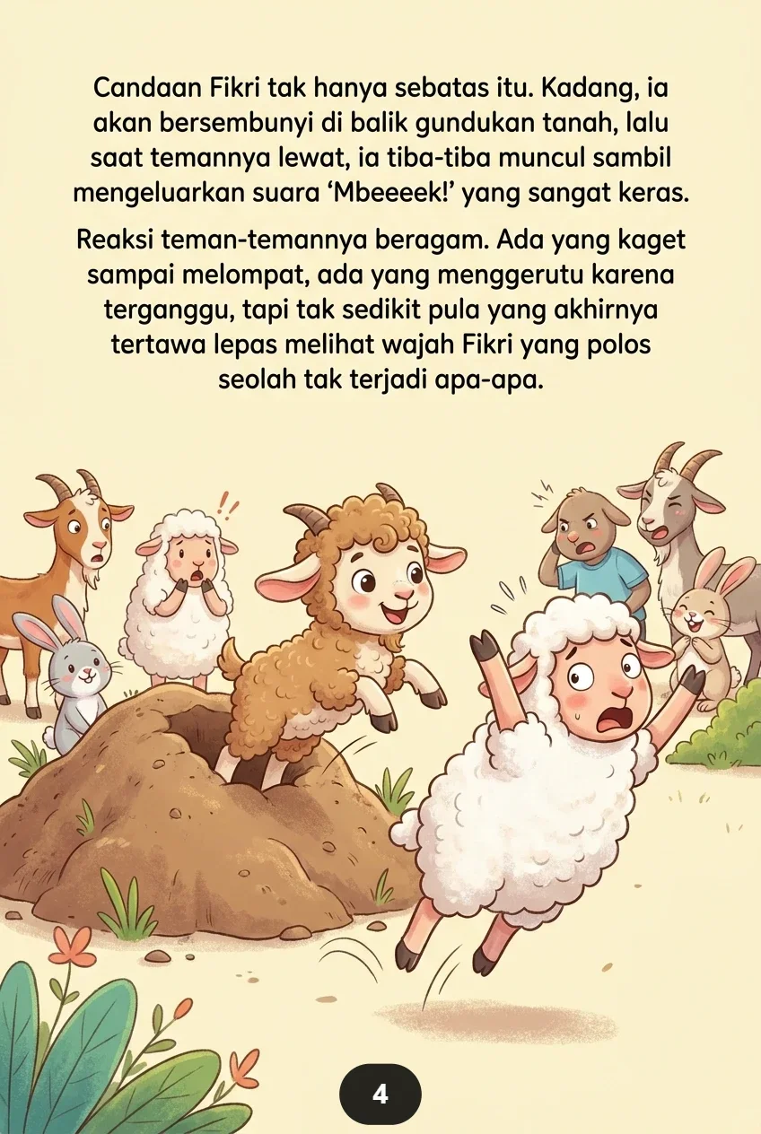 DOMBA KERITING YANG SUKA BERCANDA Kisah Lucu Di Padang Rumput preview 4
