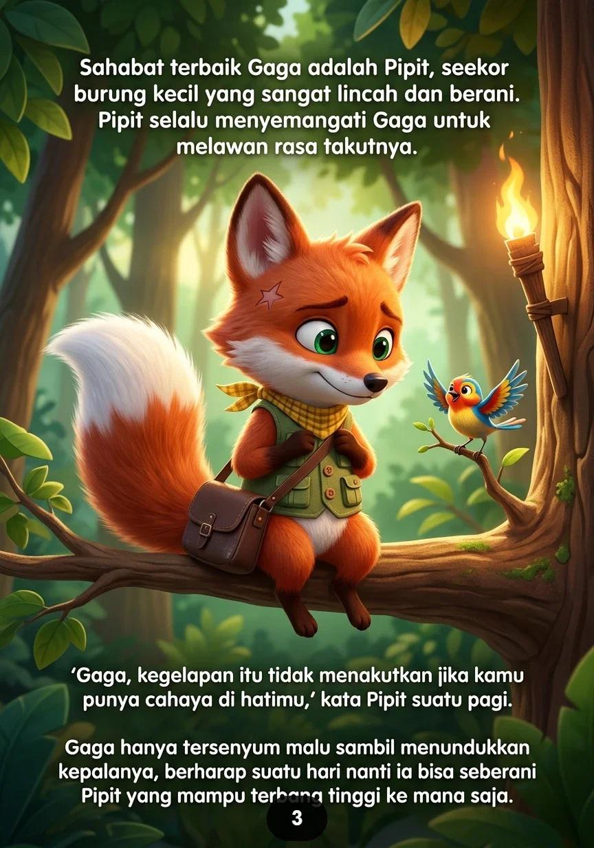 GAGA SI RUBAH PEMBERANI Keberanian Mengalahkan Rasa Takut preview 2