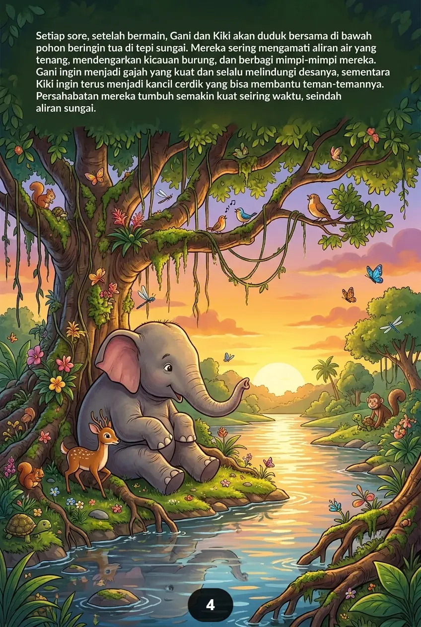 GAJAH KECIL PENJAGA SUNGAI Persahabatan Yang Menyelamatkan Desa preview 1