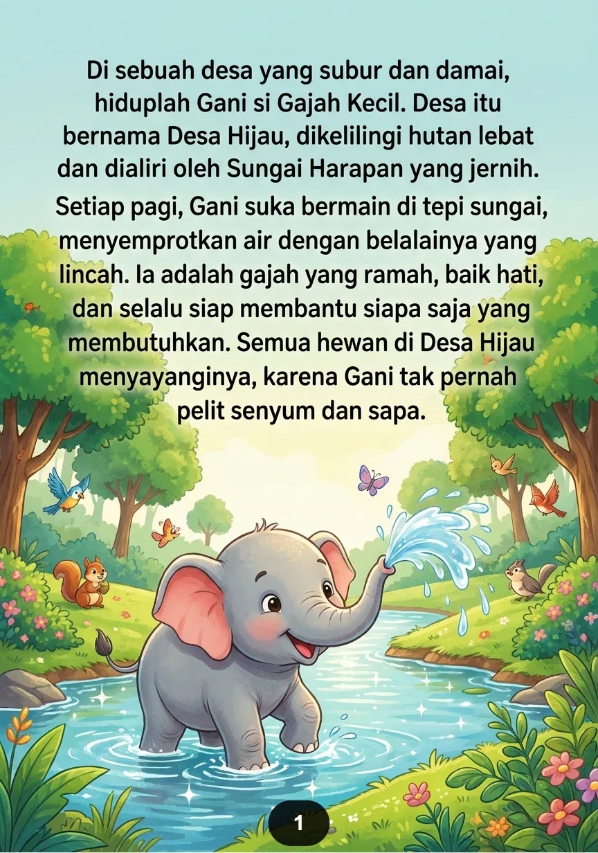 GAJAH KECIL PENJAGA SUNGAI Persahabatan Yang Menyelamatkan Desa preview 4