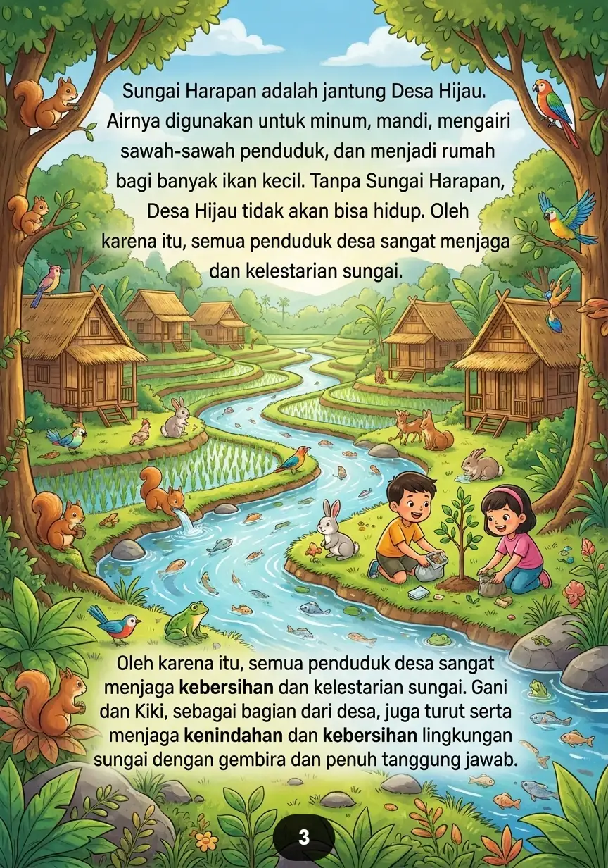 GAJAH KECIL PENJAGA SUNGAI Persahabatan Yang Menyelamatkan Desa preview 2