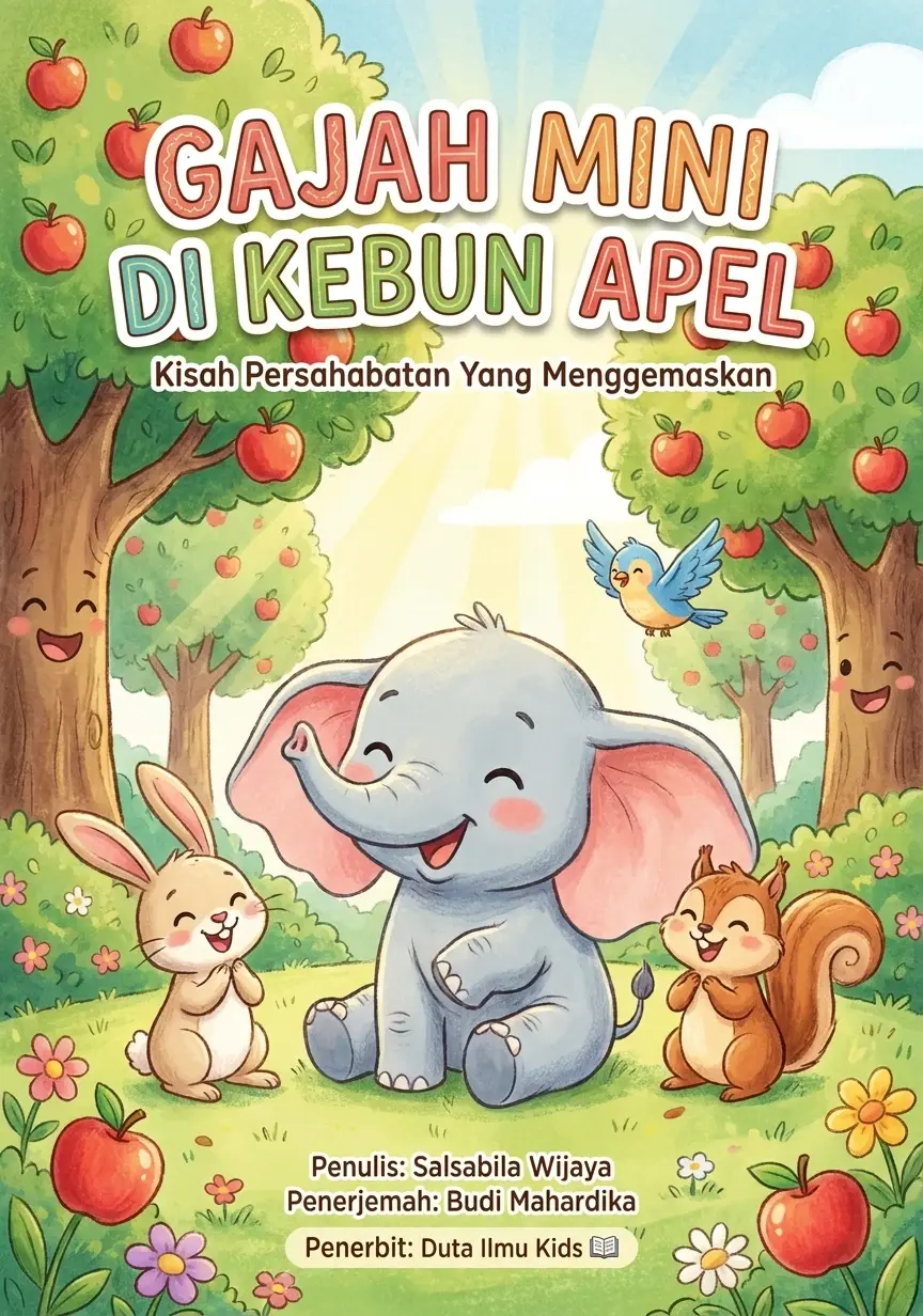 GAJAH MINI DI KEBUN APEL Kisah Persahabatan Yang Menggemaskan