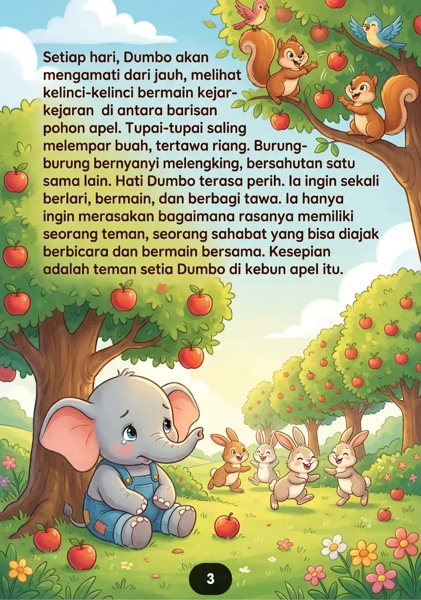 GAJAH MINI DI KEBUN APEL Kisah Persahabatan Yang Menggemaskan preview 3