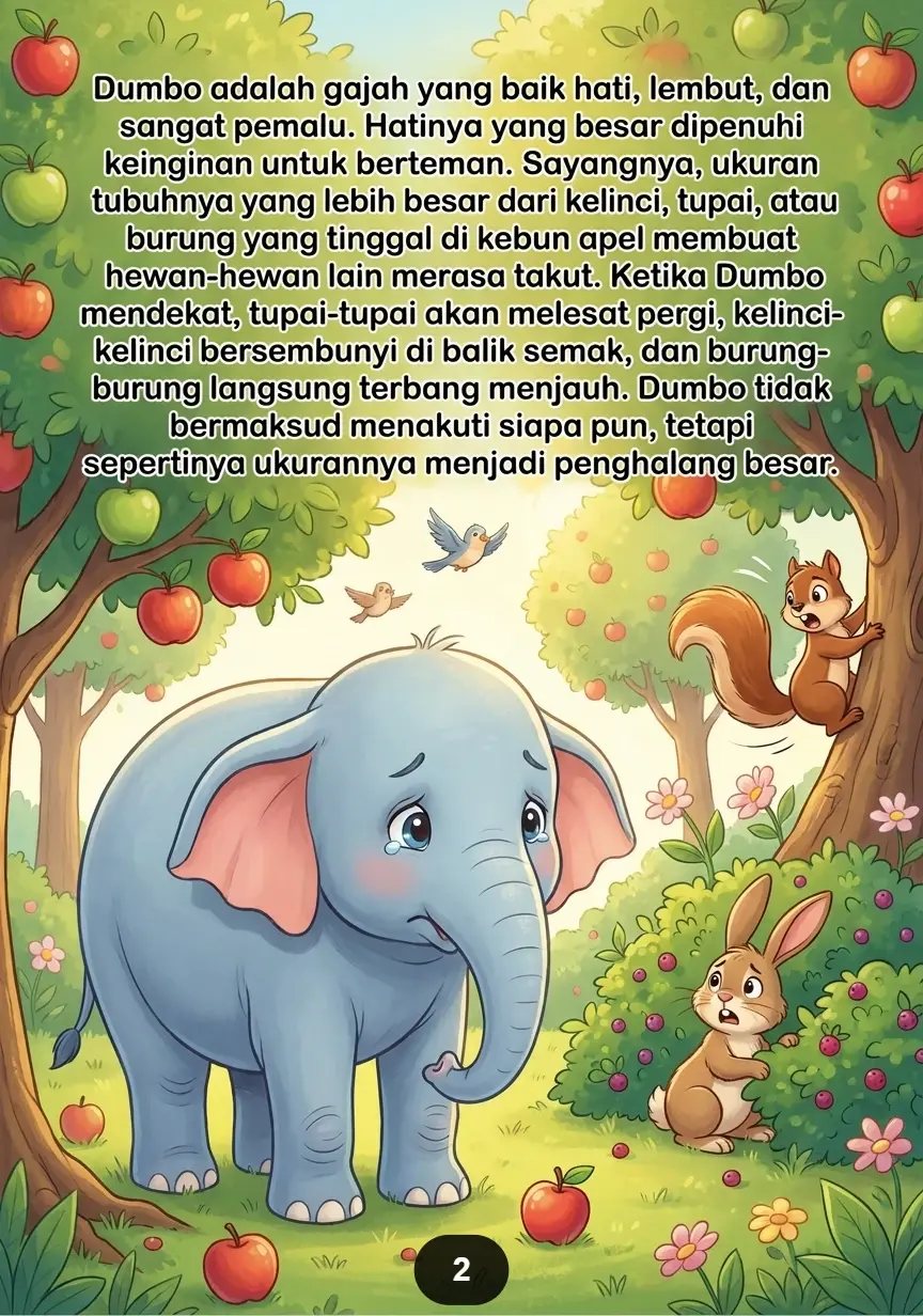 GAJAH MINI DI KEBUN APEL Kisah Persahabatan Yang Menggemaskan preview 2