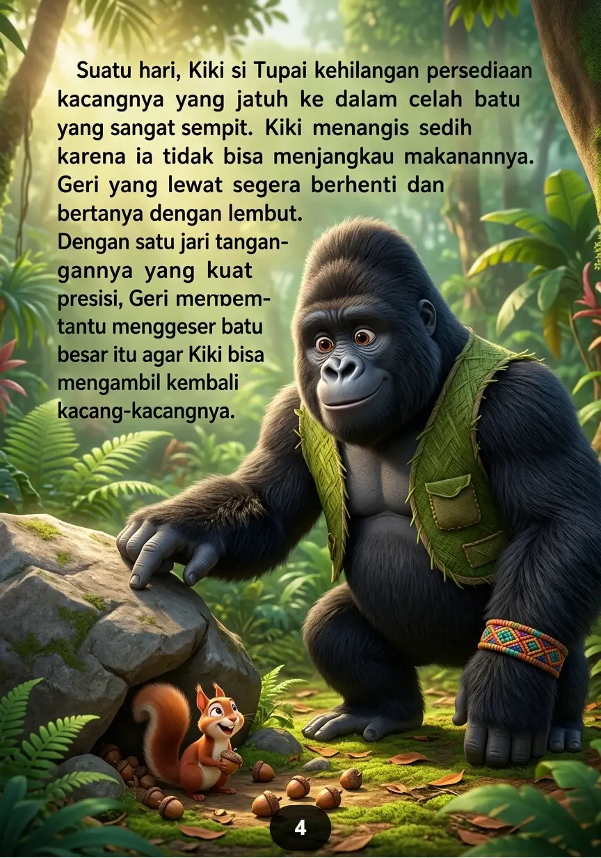 GORILA RAMAH PENJAGA HUTAN Kekuatan untuk Melindungi Teman preview 1