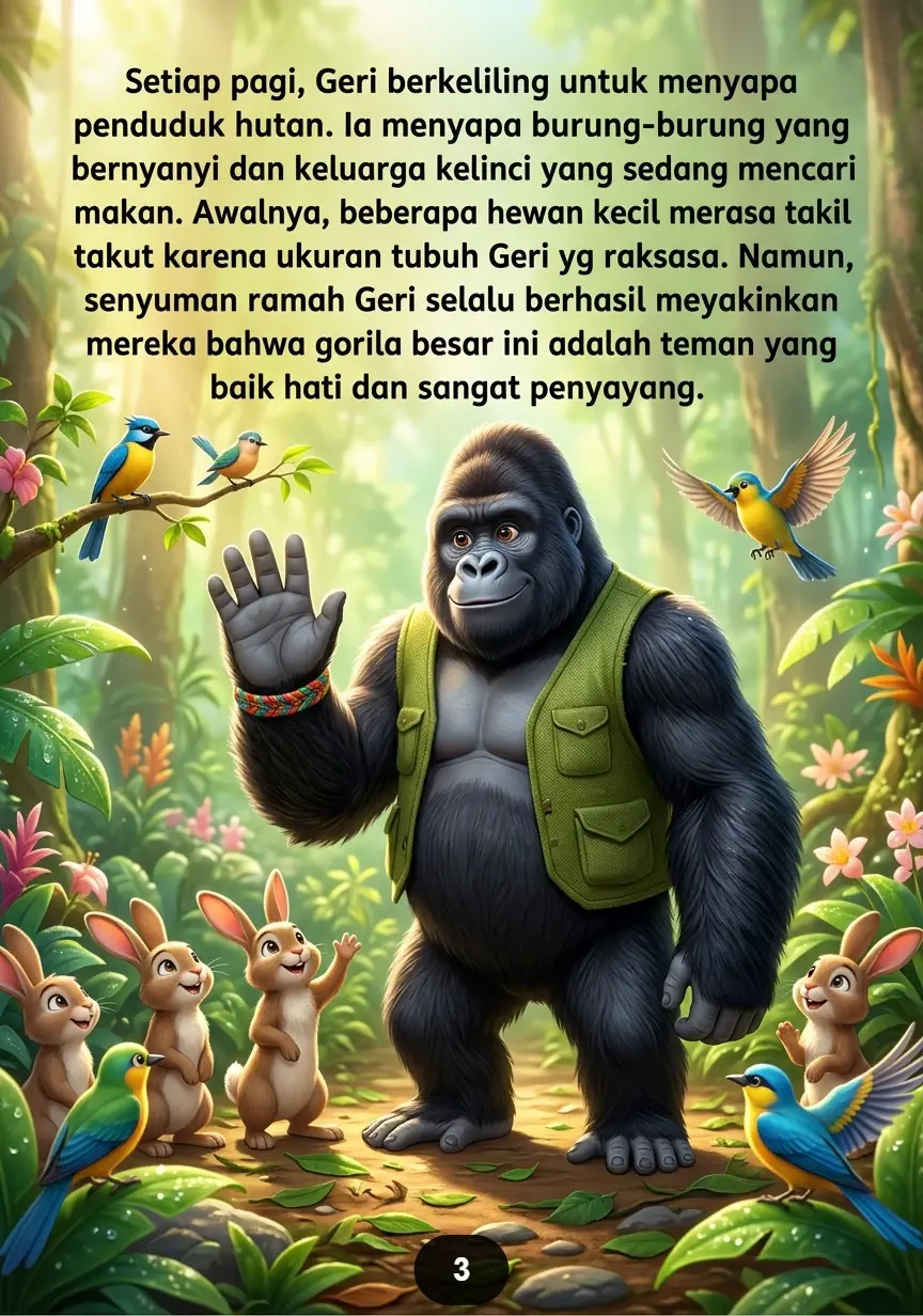 GORILA RAMAH PENJAGA HUTAN Kekuatan untuk Melindungi Teman preview 3