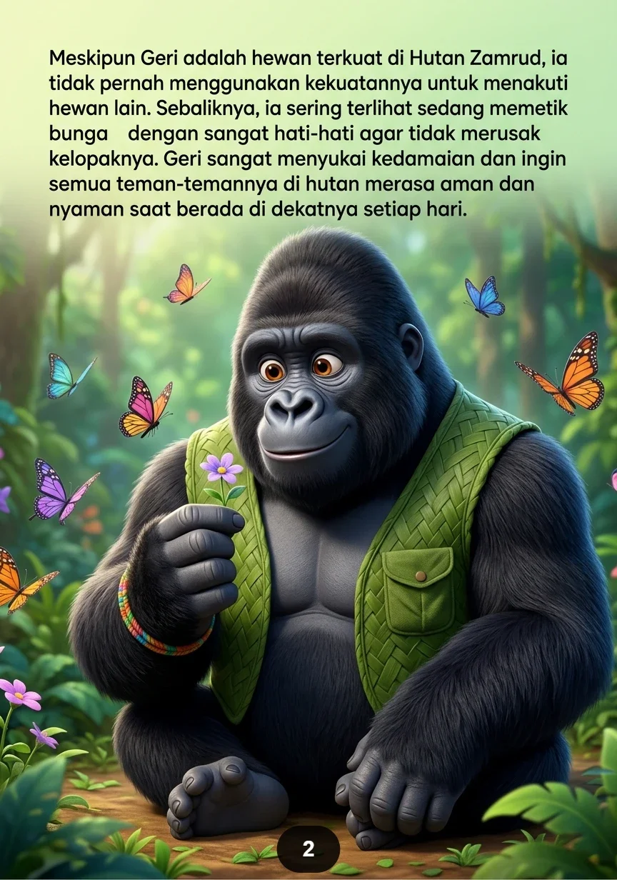 GORILA RAMAH PENJAGA HUTAN Kekuatan untuk Melindungi Teman preview 4