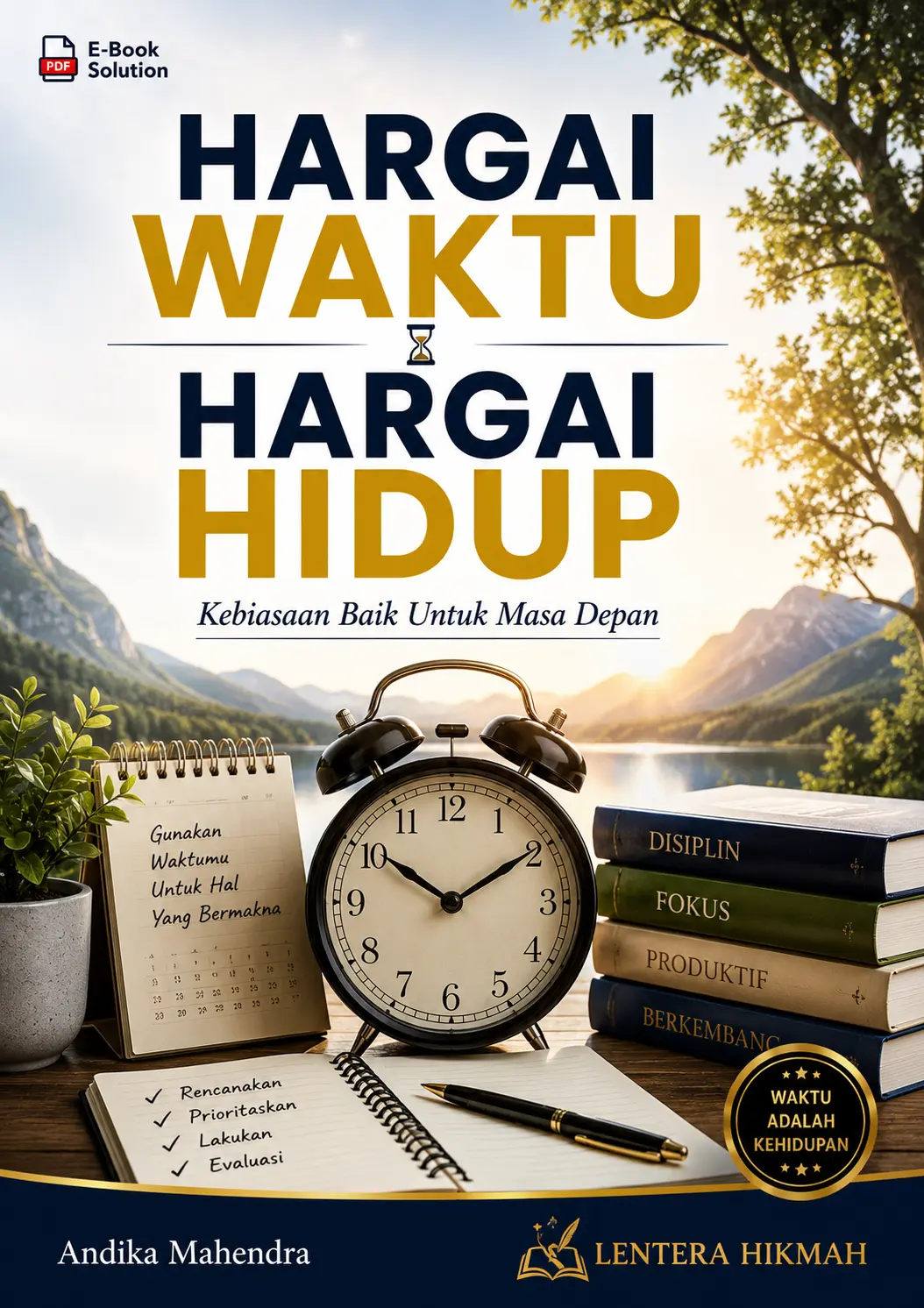 HARGAI WAKTU HARGAI HIDUP HARGAI WAKTU HARGAI HIDUP-Kebiasaan Baik Untuk Masa Depan