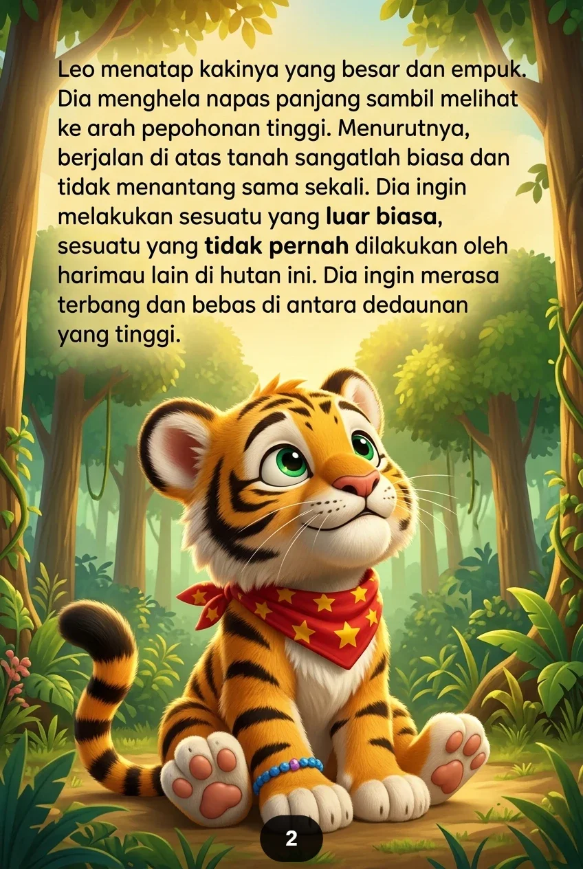 HARIMAU KECIL MENIRU MONYET Aksi Kocak Berakhir Jatuh Terjungkal preview 4