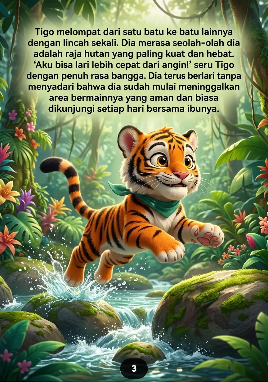 HARIMAU KECIL TERJEBAK LUMPUR Semakin Bergerak Semakin Sulit Keluar preview 3