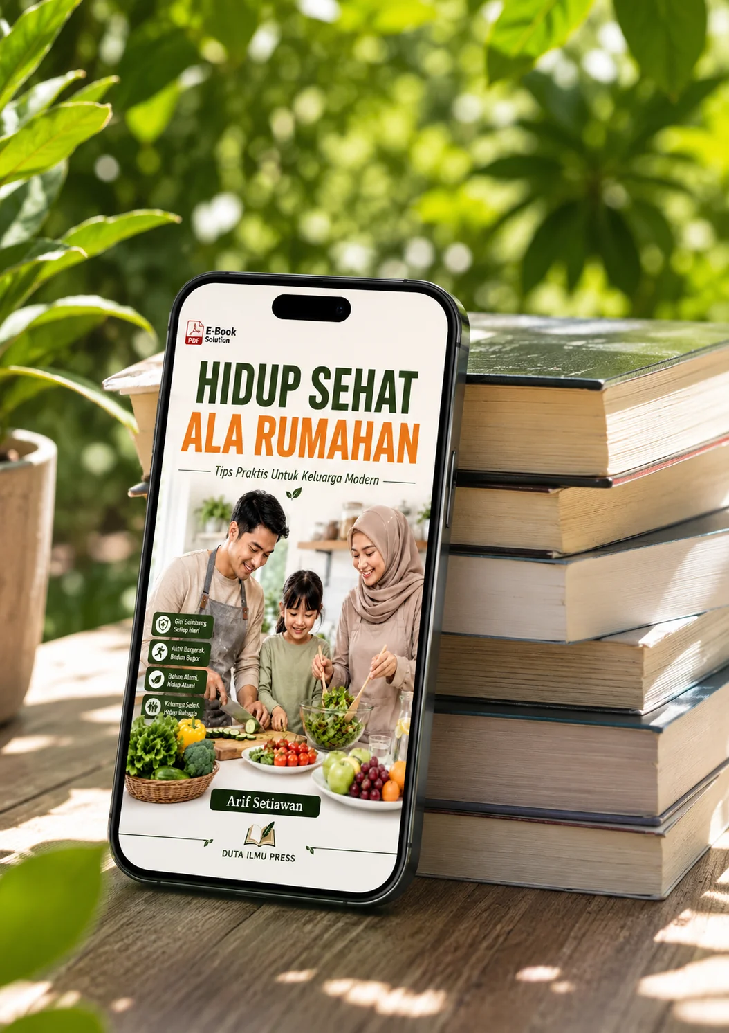 HIDUP SEHAT ALA RUMAHAN	Tips Praktis Untuk Keluarga Modern	 preview 4