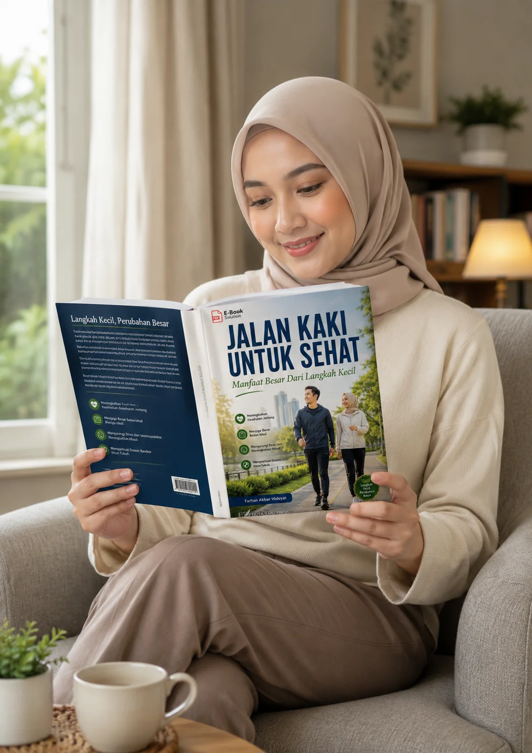 JALAN KAKI UNTUK SEHAT	Manfaat Besar Dari Langkah Kecil	 preview 1