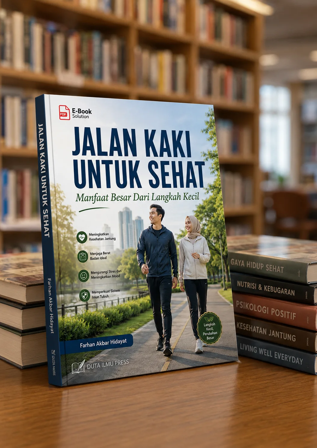 JALAN KAKI UNTUK SEHAT	Manfaat Besar Dari Langkah Kecil	 preview 2