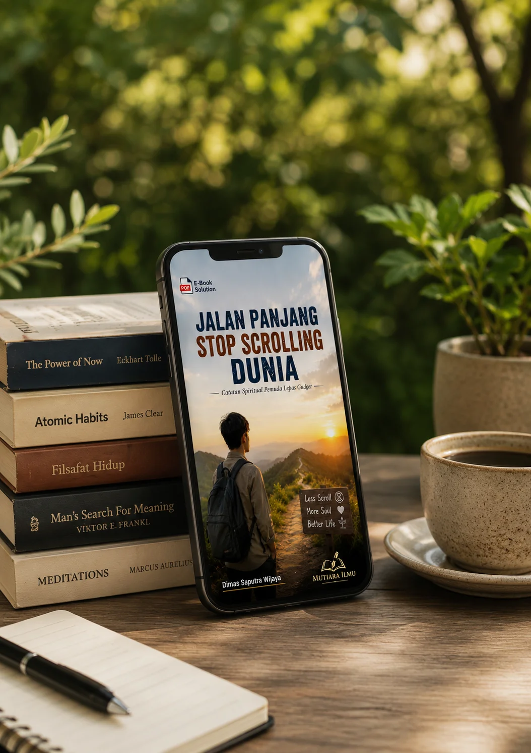 JALAN PANJANG STOP SCROLLING DUNIA-Catatan Spiritual Pemuda Lepas Gadget preview 2