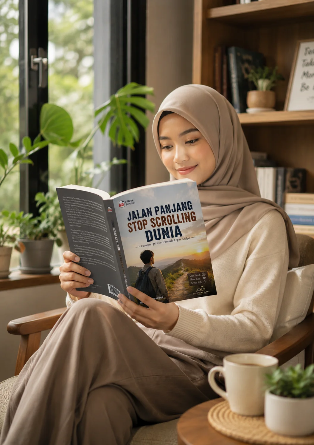 JALAN PANJANG STOP SCROLLING DUNIA-Catatan Spiritual Pemuda Lepas Gadget preview 1