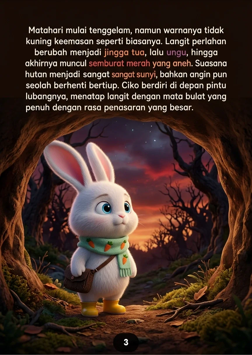 KELINCI DAN BULAN MERAH Misteri Malam di Hutan Sunyi preview 1