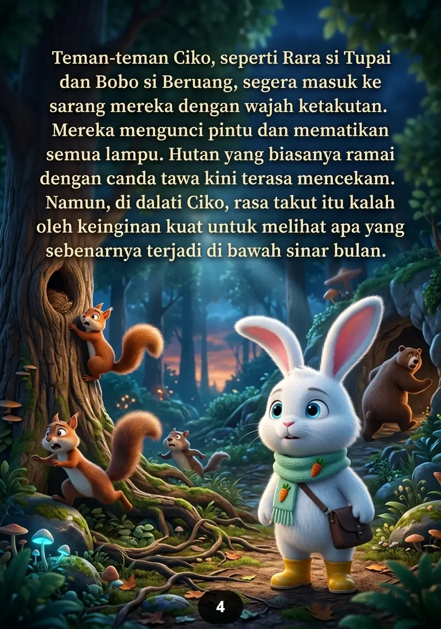 KELINCI DAN BULAN MERAH Misteri Malam di Hutan Sunyi preview 2