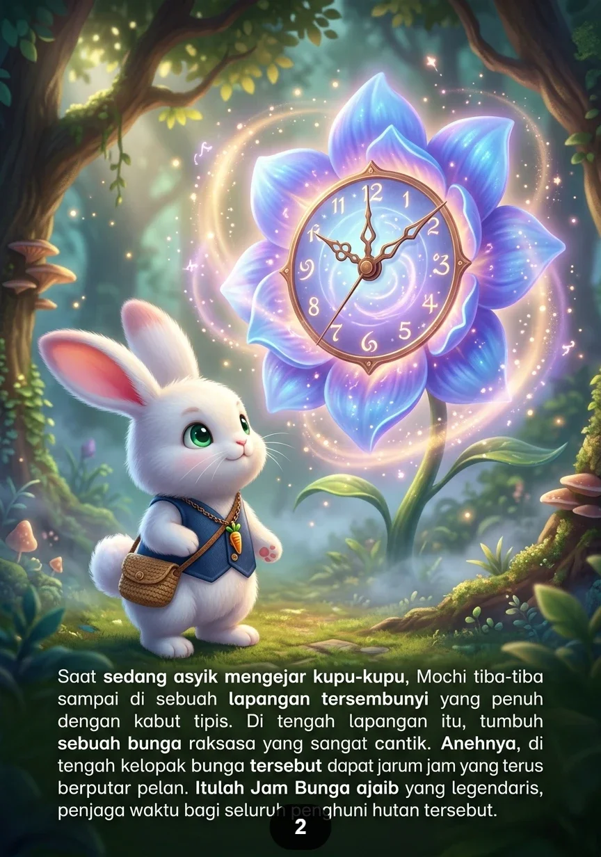 KELINCI DAN JAM BUNGA Rahasia Waktu di Taman Ajaib preview 4
