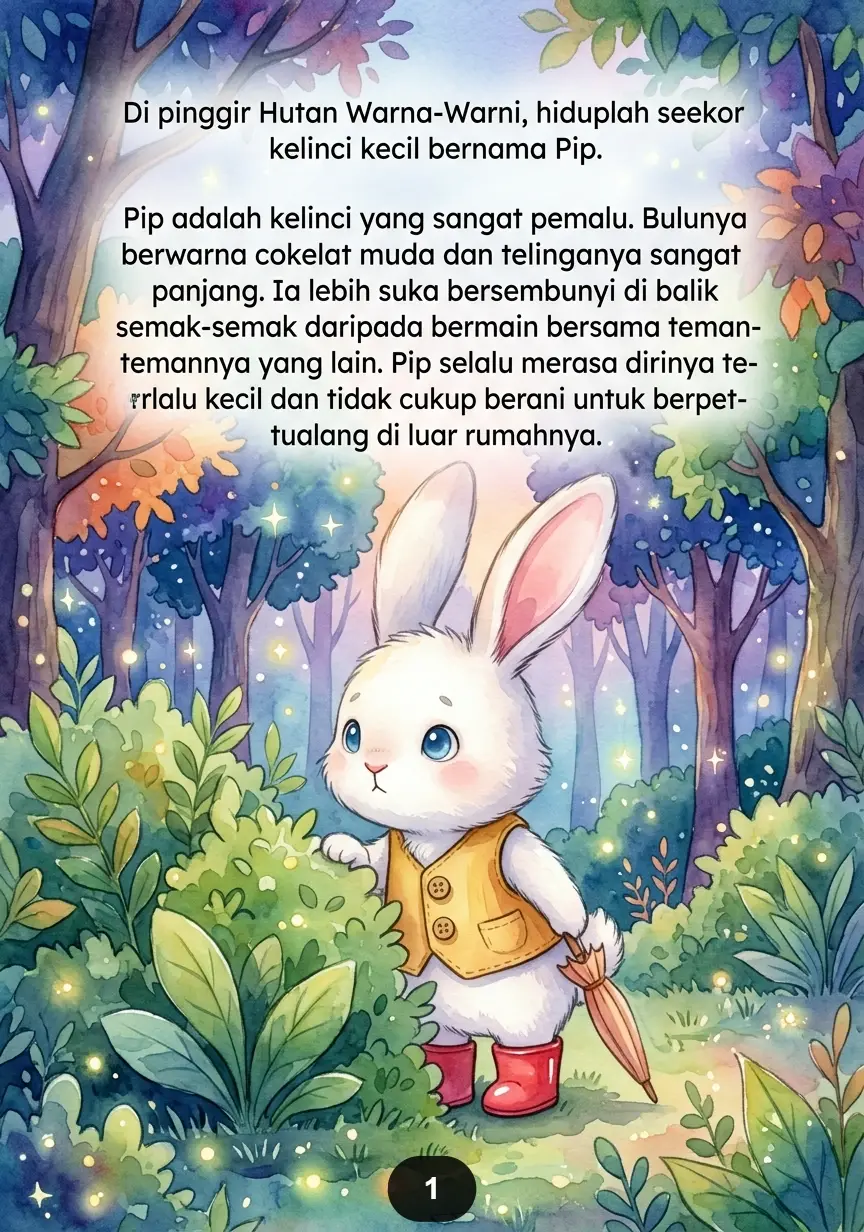 KELINCI DAN PAYUNG BINTANG Petualangan Manis di Bawah Hujan preview 2