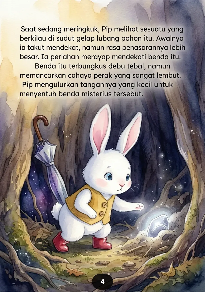 KELINCI DAN PAYUNG BINTANG Petualangan Manis di Bawah Hujan preview 1