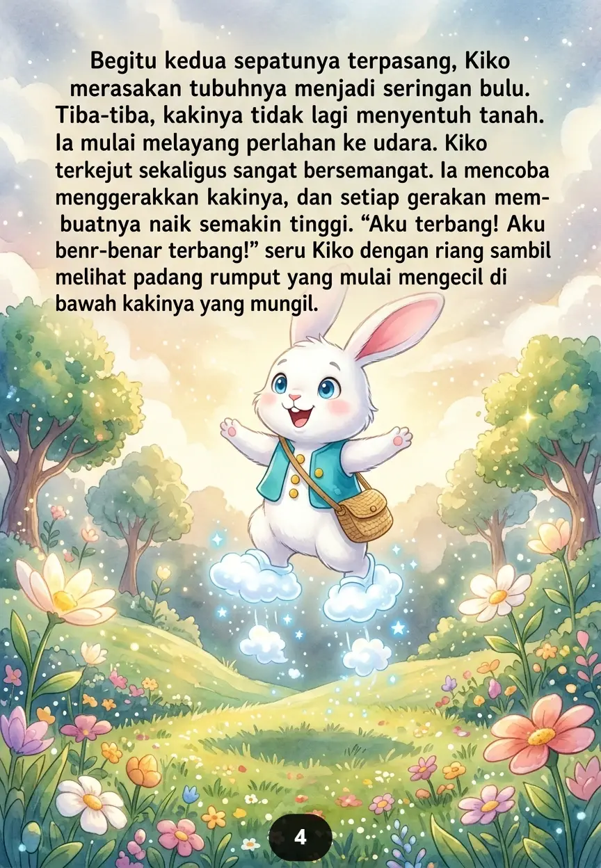 KELINCI DAN SEPATU AWAN Terbang Tinggi Menuju Negeri Impian preview 4