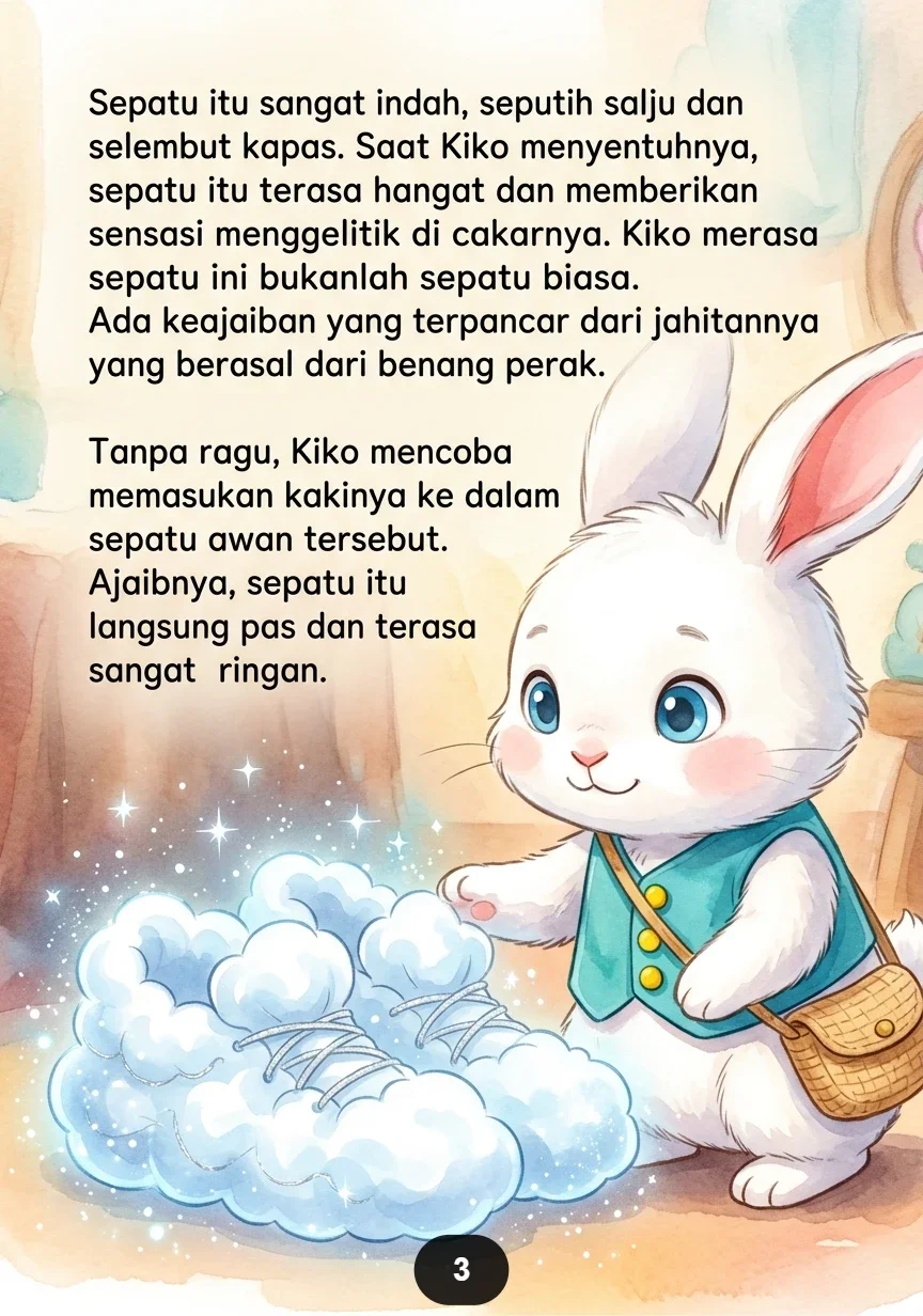 KELINCI DAN SEPATU AWAN Terbang Tinggi Menuju Negeri Impian preview 3