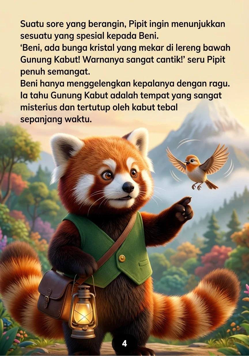 KISAH BENI MENCARI KEBERANIAN Petualangan Panda Merah yang Seru preview 4
