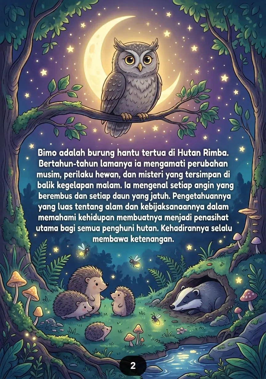 KISAH BURUNG HANTU BIJAKSANA  Rahasia Malam Penuh Keajaiban preview 4