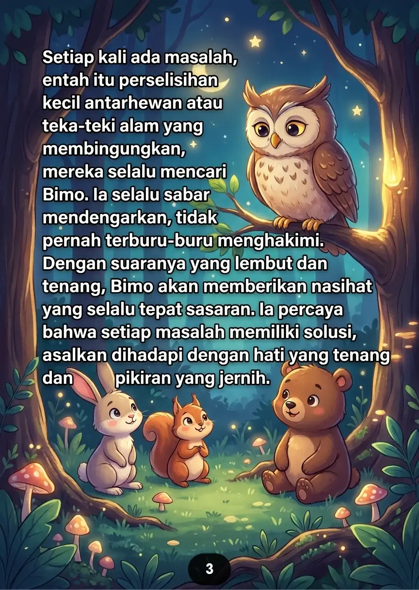 KISAH BURUNG HANTU BIJAKSANA  Rahasia Malam Penuh Keajaiban preview 1