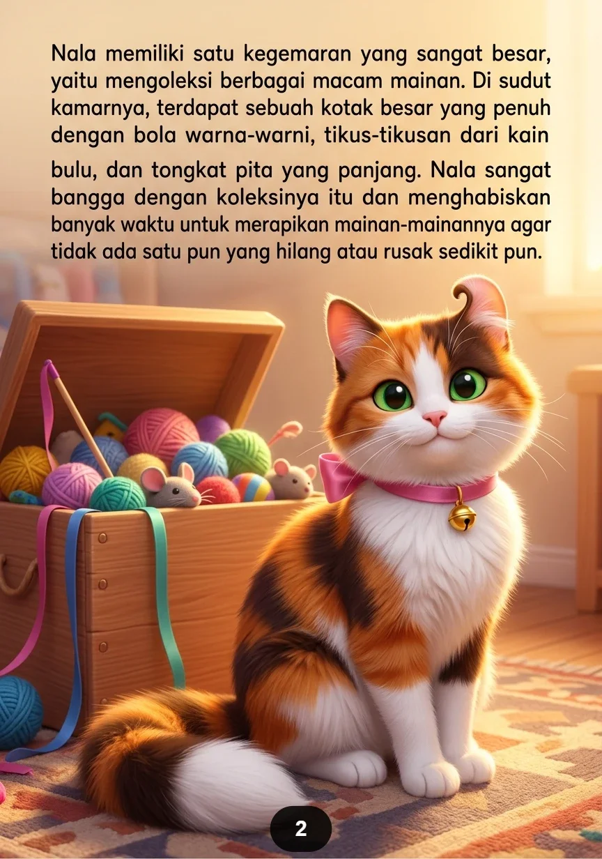 KISAH NALA SI KUCING CERIA Belajar Berbagi dengan Tulus preview 3