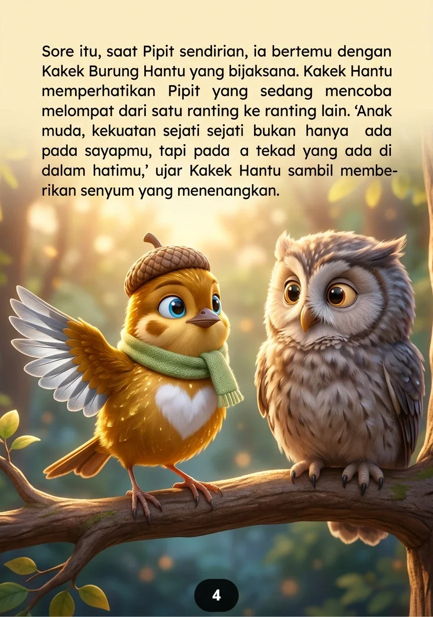 KISAH SI BURUNG KECIL YANG TIDAK MENYERAH Terbang Lebih Tinggi dari Ketakutan preview 4
