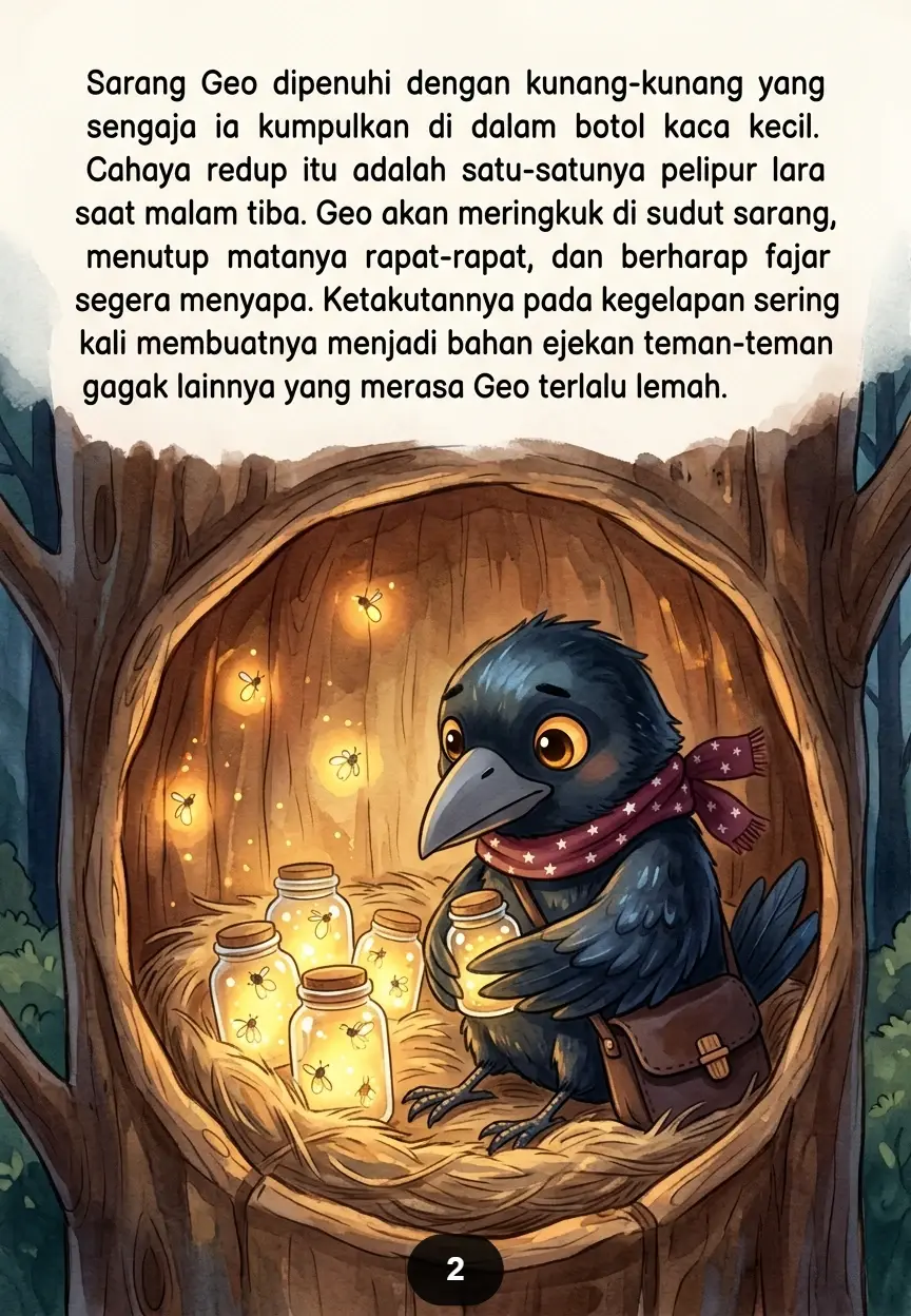 KISAH SI GAGAK DAN BULAN BIRU Misteri yang Mengajarkan Keberanian preview 3