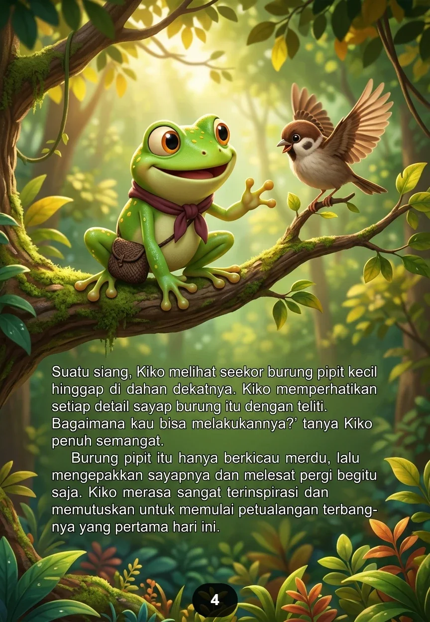 KISAH SI KATAK YANG INGIN TERBANG Percaya pada Kemampuan Diri preview 2