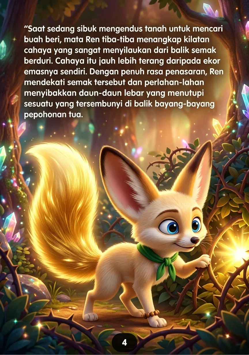 KISAH SI RUBAH EKOR EMAS Kejujuran adalah Harta Terindah preview 3