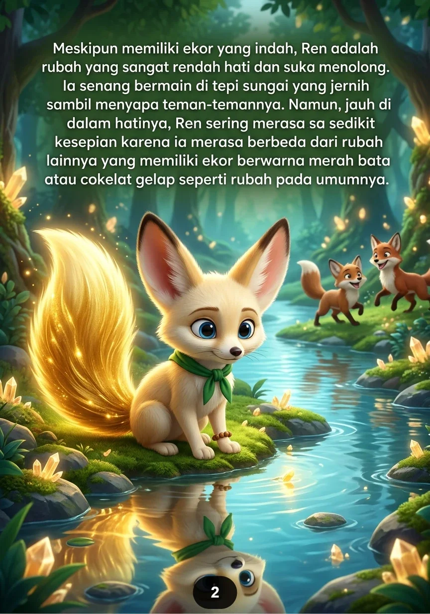 KISAH SI RUBAH EKOR EMAS Kejujuran adalah Harta Terindah preview 1