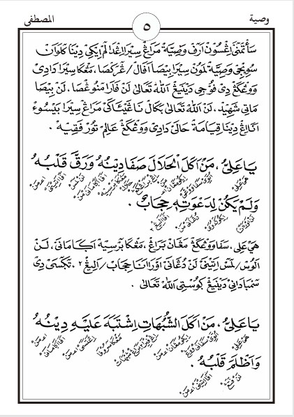KITAB WASHIYATUL MUSTHOFA MAKNA GANDUL JAWA PEGON-Washiyat Rasulullah Kepada Sayyidina Ali preview 3