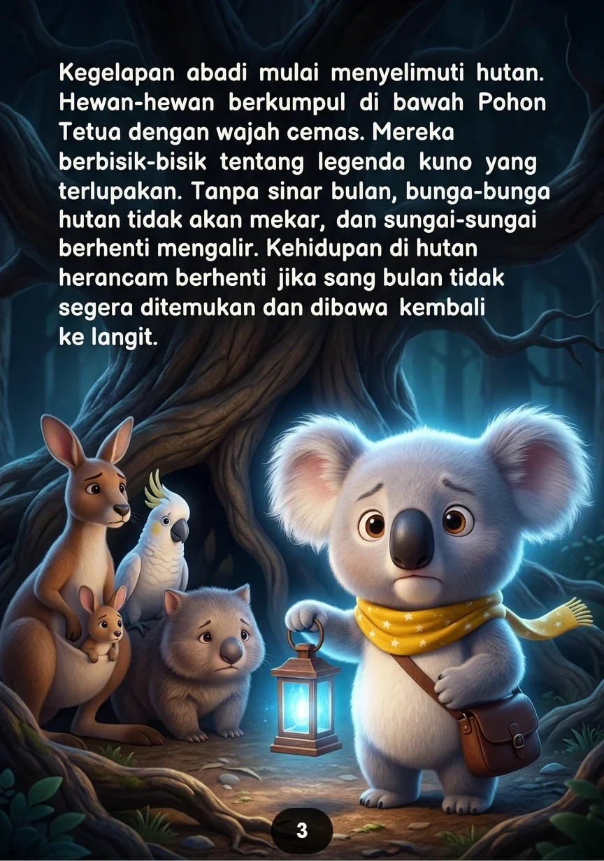 KOALA DAN SINAR BULAN Petualangan Seru Menuju Malam preview 3