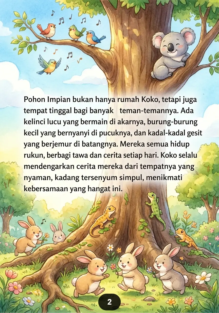 KOALA KECIL DAN POHON IMPIAN Perjalanan Menjaga Rumah Dari Bahaya preview 4