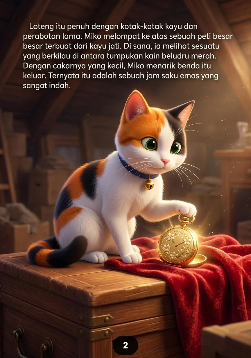 KUCING DAN JAM TERTIDUR Misteri Waktu yang Berhenti Berdetak preview 4