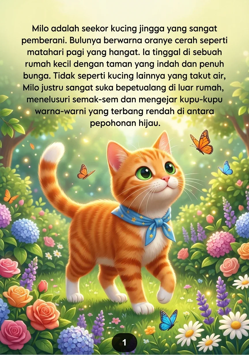 KUCING DAN KERAJAAN AWAN Perjalanan Rahasia di Atas Langit preview 3