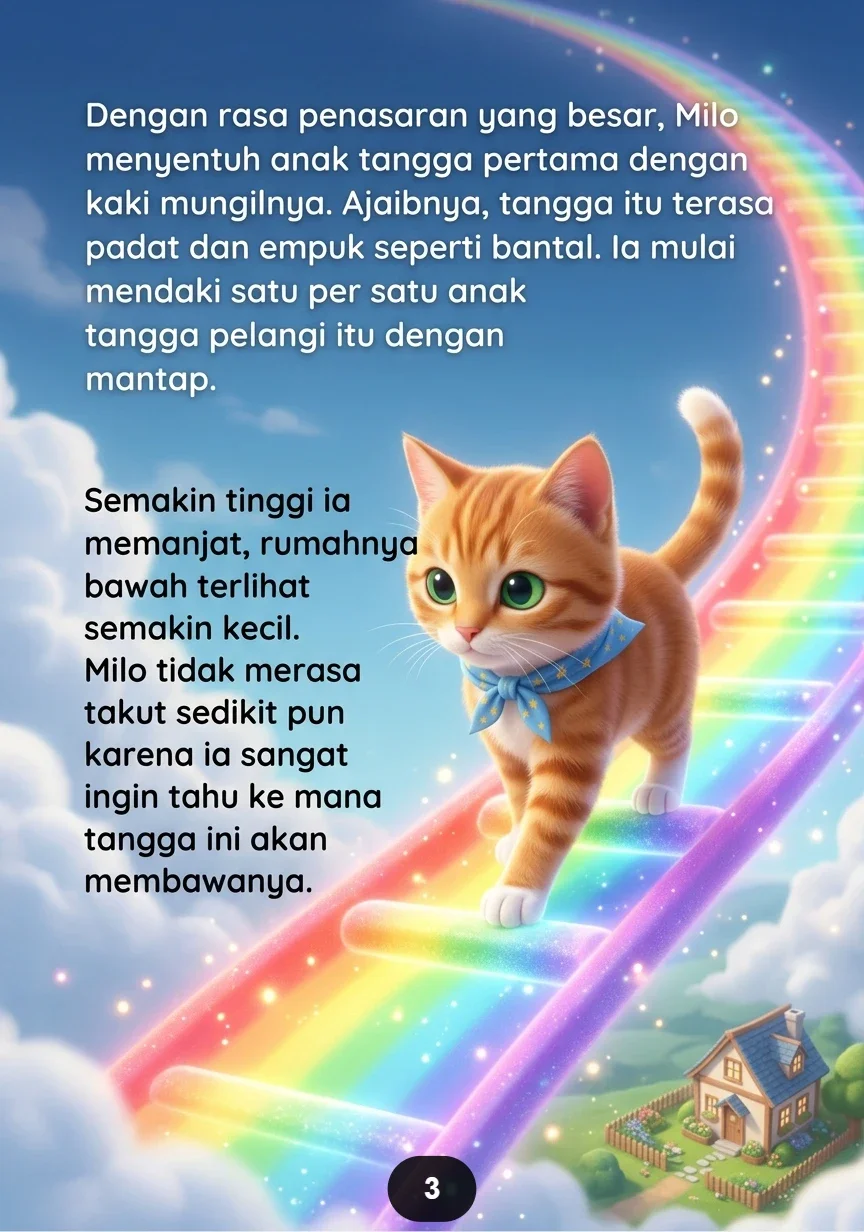 KUCING DAN KERAJAAN AWAN Perjalanan Rahasia di Atas Langit preview 4